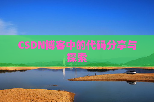 CSDN博客中的代码分享与探索
